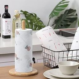 MARCOSS Non Woven Reusable Kitchen Towel Roll - Pack of 2 (80 Pulls Per Roll, 240 Sheets)-image-67