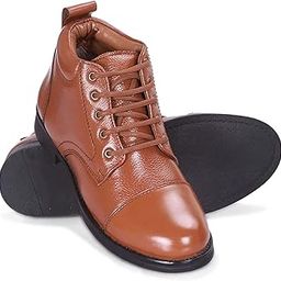 (JEFL012 TAN Formal Leather Ankle Chain Boots for Women OR Girls (35, Numeric_2)-picture-44