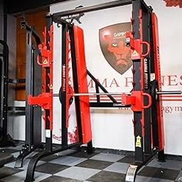 Gamma Fitness Commercial Smith Machine with Rack | Linear Bearing Mechanism & Counter-Balance GF-982 Delta Series for Commercial Gyms-picture-20
