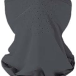 SAZ DEKOR 2xFace Mask Sun Protection Earloop Neck Gaiter Scarf for Men and Women Cycling Dark Gray-image-44