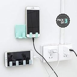 New (Pack of 3) Mobile Holder for Home Wall Charging, Wall Mount Phone Holder, Wall Mobile Charging Holder,Wall Holder for Phone Charging Stand with Holder for Mobile and Tablet-image-25