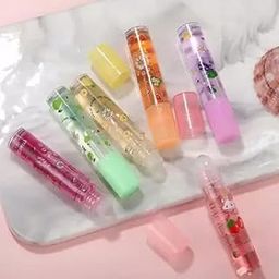 Elecsera Moisturizing Fruity Hydrating Roll-on Fruit Lip Oil Fruit (Pack of: 6, 21.6 g) Multicolor-17