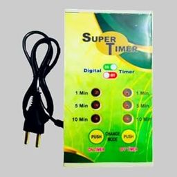 Super Digital Timer Plug with LED Indicator | Programmable ON/Off Cyclic Switch | Dual Push Button Control | 2-Pin Input with 3/5-Pin Socket | Ideal for Grow Lights, Fans, Pumps-87