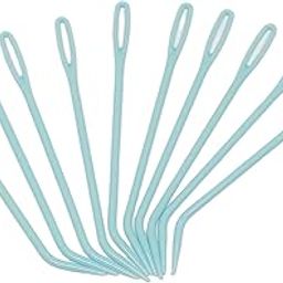 10 Pcs Large-Eye Yarn Needle Tapestry Needle Bent Tip Sewing Needle for Knitting and Crafts-image-26