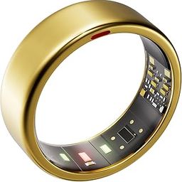 Ring Gen1, Wireless Charging Case & Sizing Kit, Activity & Sleep Tracker, Heart Rate, Blood Oxygen & Stress Monitoring, No Subscription Required, Compatible with iOS & Android(Gold, Size 8)-picture-30
