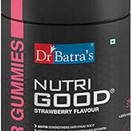 Dr Batra's Nutrigood Biotin Hair Gummies for Strong & Healthy Hair with Grape Seed Extract, Vitamins & Zinc for Nourishment & Protection - Pack of 60 Gummies-25