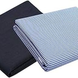 Men's Cotton Unstitched Shirt & Trouser Fabric (Multicolor; Free Size)-picture-19