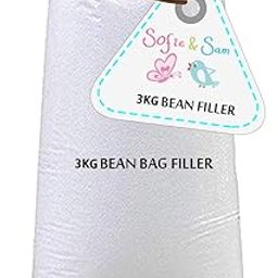 Sofie & Sam Premium Virgin Grade Thermocol Balls Refill for Pillows, Sofa, Bean Bags, Soft Toys & Beans for Bean Bag Refill 3 Kg (White)-picture-31