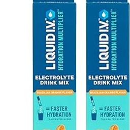Liquid I.V.™ Hydration Multiplier™ - Brazilian Orange | Hydration Drink | 16g mixed with 500 ML Water | Pack of 6 = 3LTRS-26
