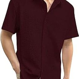 Shirt for Men | Men's Polycotton Shirt | Casual Stylish Shirts | Trendy Regular Fit | Man Formal Shirt |Half Sleeve-image-43