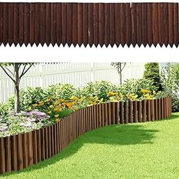 NUCATURE Wooden Garden Fence 3 Feet Decorative Fencing for Outdoor Balcony Small Fence Indoor Self Standing Fence for Small Partitions in Home, Garden, Balcony Decoration.-17