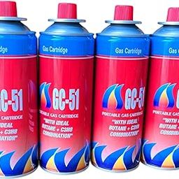 SHoRI 220G Portable High-Pressure Butane Gas Canister (Butane + C3H8) – Professional Choice for Camping Stoves, Fogging Machines, Lighters, Flame Torches, Welding & More (Pack of 4)-image-63