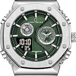 Analog-Digital Sports Watch Chronograph, Dual Time, Water-Resistant, Shock-Resistant, Back Light Display- The Perfect Watch for Men and Boys - CT7711-4