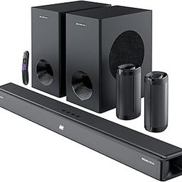 ZEBRONICS Juke BAR 9775, Dolby Soundbar, 650 Watts, 5.2.2 Surround, Dolby Atmos, Dual Wireless Subwoofer & Rear Satellites, 5 Driver Soundbar, Bluetooth | HDMI (eARC) | Optical | USB | AUX-28