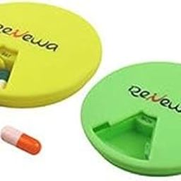 Renewa Weekly Pill Box Round 900 Daily Round, Portable, Pill Box, Organizer and Vitamin Containers-20