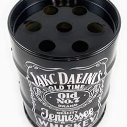 Barrel Drum Shaped Aluminum Oil Can Ashtray tray for Cigarette Cigar 1pc (Black Can Ashtray)-picture-11