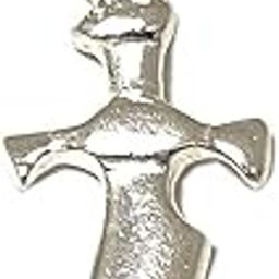 Pure Chandi/Silver Small Size Sikh Kirpan Pendant Chaku Silver Charm Pendant Locket-image-46