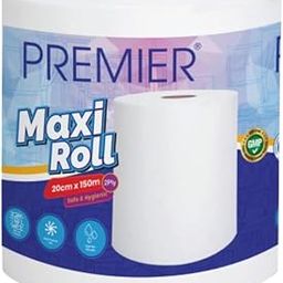 Premier Maxi Roll Tissue Papers - Pack of 1 | Multipurpose Disposable Paper Napkins | 15 GSM 2-Ply, 60 Pulls Per Pack | Gentle & Hygienic Tissues for Home, Office & Travelling-image-31