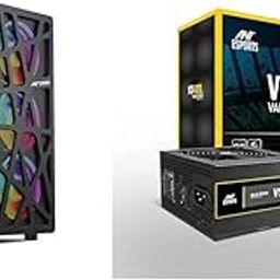 Ant esports Combo Elite 1100 Mid-Tower Computer Case/Gaming Cabinet - Black with Ant Esports VS400L NonModular High Efficiency Gaming Power Supply/PSU with Continuous Power and 120mm-image-18