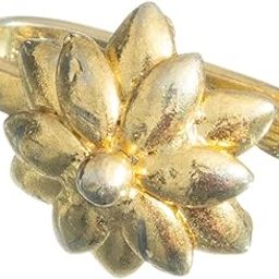 House of Aadyaa Shevanti Nose Pin for Women | Gold Plated Clip-On Nose Jewelry in 92.5 Sterling Silver with Floral Radiance-30