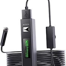 Meadawgs®WiFi Endoscope Camera Mini Waterproof Cable USB Borescope 10m Hard Cable|Cell Phones & Accessories | Cell Phone Accessories | Other Cell Phone Accessories|1x Small Hook-image-75