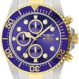 Stainless Steel Pro-Diver Analog Blue Dial Men's Watch - 1773, Band Color:Silver-image-45