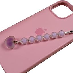 Phone charm with dual colorful beads and beautifull heart charm, mobile charm-picture-12