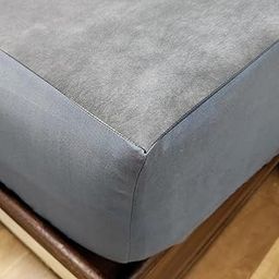 Premium 100 Percent Waterproof Mattress Protector with Elastic Non-Woven | Hypoallergenic Mattress Cover Fitted Bed Protector for King Size Bed 72x84 Inch Fit On 10 Inch 6X7 Feet, Dark Grey-21