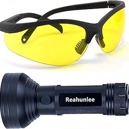 REALHUNLEE Auto Air Conditioner Leak Detector Tool Flashlight Oil AC UV Dye Leak Test Detection Kit Pro 68 LED Flashlight with UV Protective Glasses-picture-43