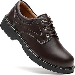Black Oxford Shoes for Women Leather Work Office Non Slip Dress Shoes Comfortable Shoes-image-44