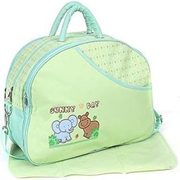 New Born Baby Multipurpose Polyester Diaper/Mother Bag with Holder Diaper Changing Multi Compartment-image-29