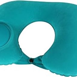 Travel Pillow Ultralight Inflatable Pillow U Shape for Office Camping Train Green-picture-37