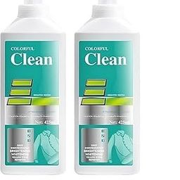 Amish farms Colorful Clean Color‑Safe Bleach Liquid Laundry Whitener & Booster | Non‑Chlorine Oxygen Formula | Brightens Whites & Colors, Removes Yellowing & Odors | Fresh Scent Pack 2 x 200 mL-image-23