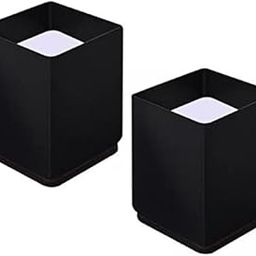 MERISHOPP 2xFurniture Risers Bed Riser Chair Leg Lifts Couch Lifter Square 6x10cm Black|Home & Garden|Furniture|Beds & Mattresses|Bed & Waterbed Accessories-image-37