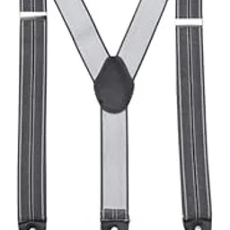 yashidun Men's Suspenders Y Shape Adjustable 6 Clip Elastic Braces for Trousers and Pants-picture-2