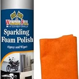 WONDER FILLHI TECH Sparkling Foam Polish Removes Tough Stai High Gloss & Shine on Painted Plastic and Metal Surfaces-image-27