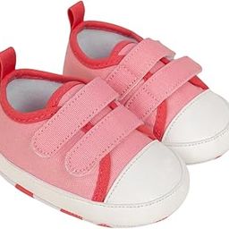 6 to 12 Months Baby Boys & Girls Sneaker Shoes,Infant Non Slip Sole Hook & Loop Booties (Pink)-BT4631-image-65