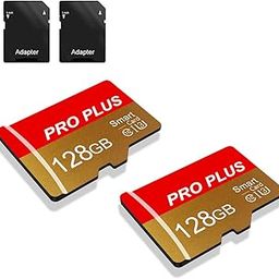 2 Pack Memory Card 128GB with SD Adapter, High Speed Micro SD Card, UHS-I C10 A1 U3 Memory TF Card for Tablet/Mobile Phone/Camera/Car Audio/Game Console (TF162 Red Gold 128GB)-image-54