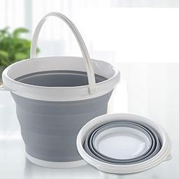 Silicone Folding Bucket � Collapsible 10L Water Storage Bucket, Space-Saving & Durable for Home & Travel Use-image-7