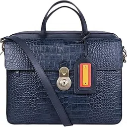 hidesign Men's 3 Musketeers 02 Handbag(Blue)-picture-5
