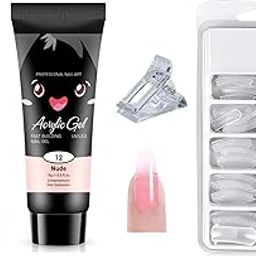 SHOP ALL Poly Nail Gel Extension Kit for Nail Art Kit Nail Extension Set (5 IN 1) (Nude)-27