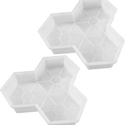 Parliky Artistic Maple Leaf Road Brick Mold Garden Landscape Brick Pedal Making Tools 2pcs for Concrete Molding-image-98
