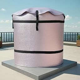 Insulated Water Tank Cover Roof Top Thermal Water Tank Jacket | 3 Layer Cover to Protect from Hot and Cold Weather FOR 500 LTR ( WITH 5 YEAR WARRANTY)-image-53
