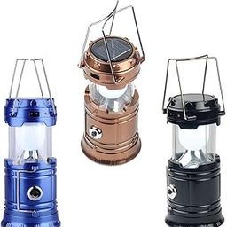 Shopstar Solar and Charging LED Lantern Light Battery Bulb, Portable Camping and Home Emergency Lights with 2 Power Sources High Light Travel Battery Lantern Torch Lamp.-image-10
