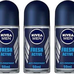Nivea Fresh Active Deodorant Roll On for Men, 50ml, (Pack of 3)-40