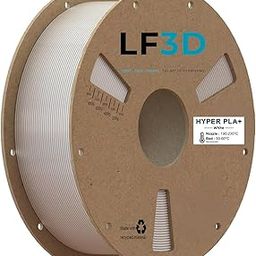 LF3D Hyper PLA+ 3D Printer Filament, White, High-Speed 500mm/sec, Recycled Packaging-24