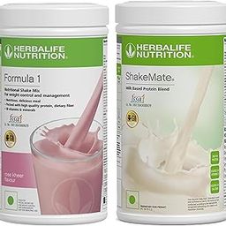 HERBALIFE FORMULA 1 ROSE & KHEER (500g) WITH SHAEMATE (500g) SET OF 2PCS * Nutrition Drink (2x0.5 kg, ROSE+SHAKEMATE* Flavored)-31
