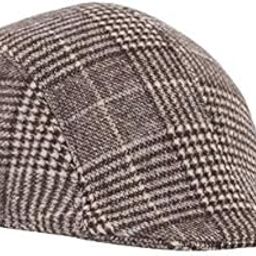REOUTLOOK Mens Cotton Ascot Suede Golf Cap(Free Size)-image-1
