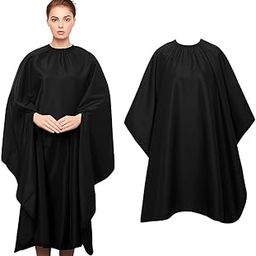 Hot Hairs Waterproof Professional Hair Cutting Cape Black Barber Apron Sheet for Men & Women with Neck Closure Hairdressing Cloth for Salon & Home (Pack of 2)-image-84