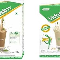Vidaslim Caffee Latte & Vanilla Elixir 500g Pack of 2-image-59